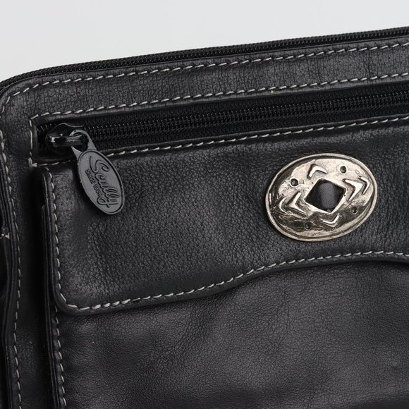 Scully Leather Personal Clutch Black Leather - Picture 5 of 12